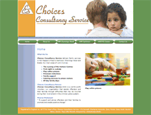 Tablet Screenshot of choiceshelpsfamilies.org.uk